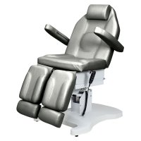 Педикюрное кресло ОНИКС-03, 3 мотора, Серебристый