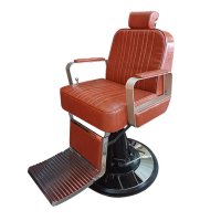 Кресло парикмахерское "Бруно-2" коричневое