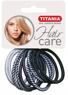 Резинки Titania для волос 4,5см 7865 10 шт/упак
