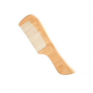 Расчёска для волос бамбуковая с заостренной ручкой