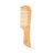 Расчёска для волос бамбуковая с заостренной ручкой