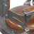 Кресло мужское барбер Ричард каркас крашенный металл (шагрень)