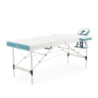 Массажный стол складной алюминиевый  JFAL01A (3-х секционный)