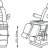 Педикюрное кресло Сириус-08 (Элегия-1В) Слоновая кость