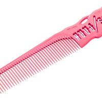 Расчёска с ручкой розовая для стрижки