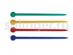 Палочки Sibel для бигуди 20шт/уп 77мм пластик цветные