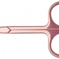 Ножницы Titania для кутикулы 9см 1091/5RGH B розовое золото