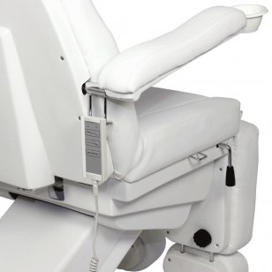 Педикюрное кресло МД-848-3А, 3 мотора, белый