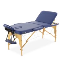 Массажный стол складной деревянный JF-AY01 3-х секционный М/К (МСТ-103Л)