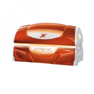 Солярий горизонтальный Luxura X7 II 42 Sli High Intensive + Wellness пакет 42, оранжевый