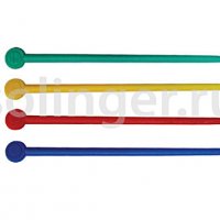 Палочки Sibel для бигуди 20шт/уп 77мм пластик цветные